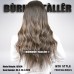 4 wig type Opational   3T Balayage Darkest brown fall into brunette base with sand blonde highlights hairstyle